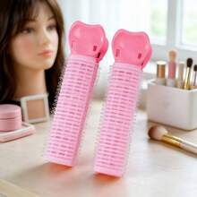 Root Lifting Clips For Hair Volume, Self-Adhesive Hook And Loop Hair Curler With Clamp, Multi-Use Bangs Roller For Women, No More Flat Hair - Multicolor - View 24