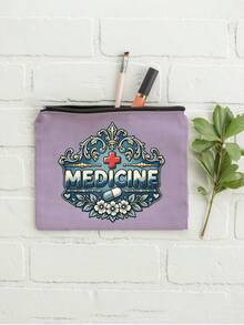 Medicine Bag Is Printed With The Word "Medicine Bag" - Compact Pill Storage Bag And First Aid Kit, Portable Medicine Storage Solution, Suitable For Travel And Outdoor Activities - Multicolor - View 15