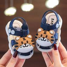 Vicvait Sandal Selop Musim Panas untuk Anak-Anak, Gaya Korea, Nyaman untuk Anak Laki-Laki & Perempuan, Selop Selop Lembut Serbaguna yang Melindungi Kaki. - Biru - View 18