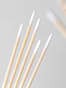 Ultra-Fine Disposable Nail Cleaning Sticks, With A Precise And Efficient Pointed Design - Suitable For Removing Makeup, Permanent Tattoo Care Products, And For Detailed Cleaning Of Daily Necessities. - Ginger - View 5