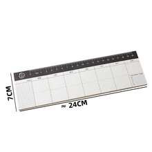 Ruler Edge Weekly Planner Memo Pad, Tear-Off Page Memo, Daily Schedule Task List, Office School Stationery - one-size - View 5