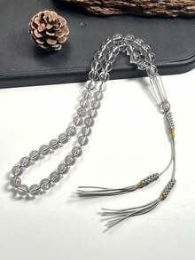 Tasbih Rumbai Ganda Buatan Tangan, Cocok untuk Pemakaian Sehari-hari dan Dekorasi dalam Budaya Arab Timur Tengah - Beraneka warna - View 1