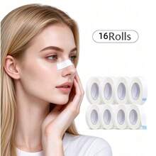 8 Gulungan Plester Hidung Non-Woven untuk Pembentukan Hidung Rhinoplasti, Plester Kertas Hipoalergenik, Plester Mikropori Bernapas, Perekat (Putih) - Putih - View 6