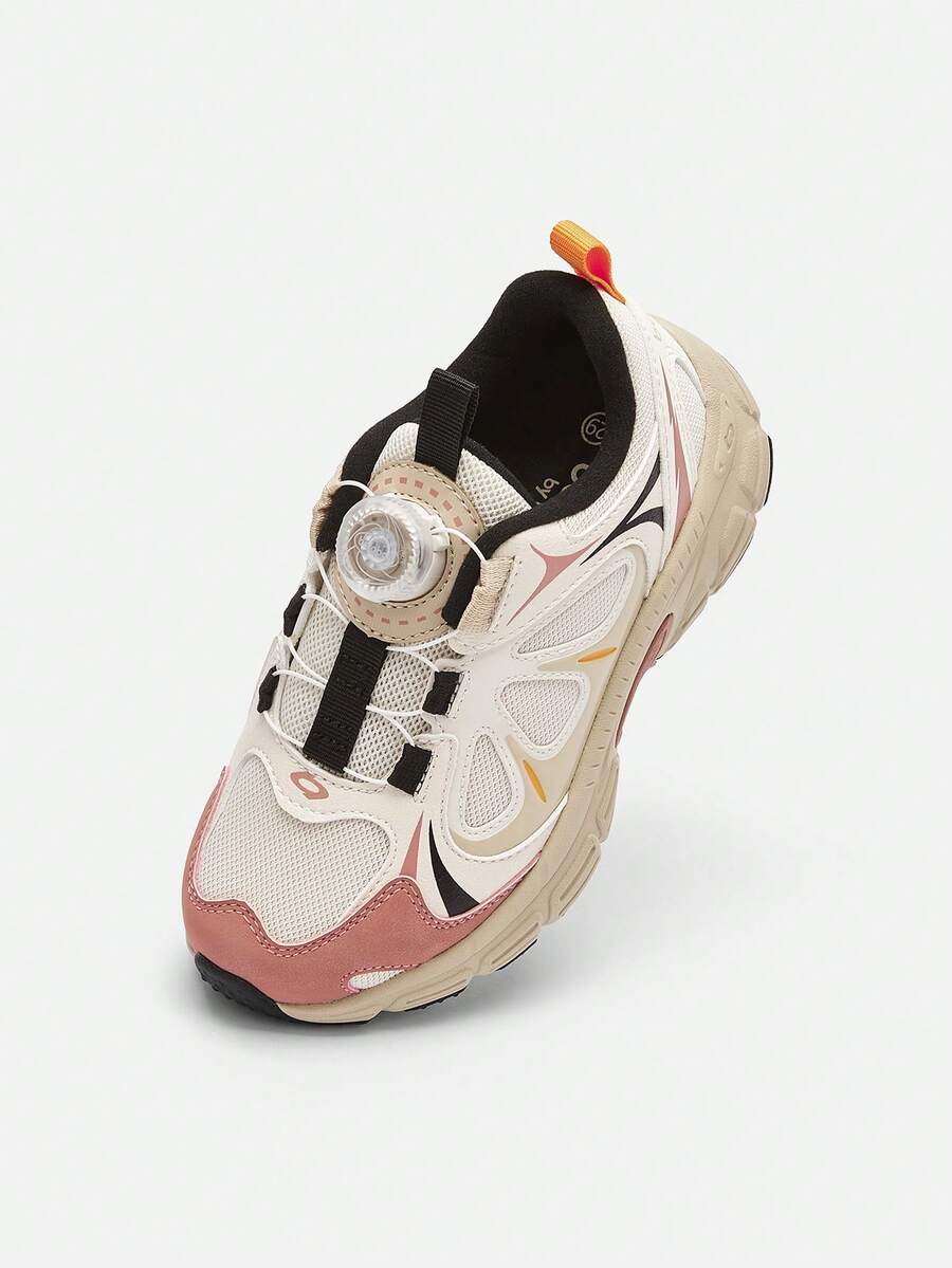 Balabala Kids' Retro Sneakers 2025 Spring/Fall, Non-Slip Chunky Sneakers For Boys & Girls - Brown Tone - View 1