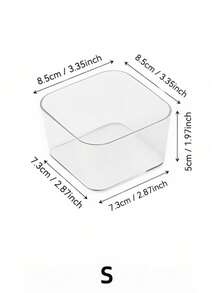 1/2/7pcs Drawer Divider Storage Box Set, Transparent, Multi-Layered Drawer-Style Desktop Cosmetic Organizer, Perfect For Organizing Jewelry And Small Items, An Ideal Home Decoration For Autumn, Thanksgiving, Christmas, And New Year Celebrations. - Clear - View 10