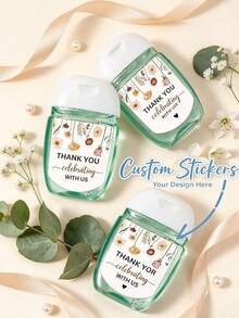 Customized Hand Soap Label Stickers, Suitable For Baby Shower, Graduation, Wedding, Bridal Shower, Coming Of Age, Birthday, Holiday Party And Other Occasions - Multicolor - View 9