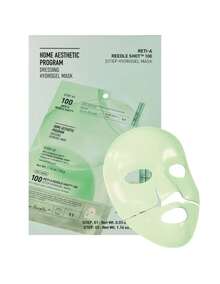 VT Cosmetics VT Reti-A Reedle Shot 100 2Step Hydrogel Mask 4 Pzas,Mascarilla Facial Reafirmante con Retinol y Bakuchiol, Cuidado de Poros y Textura - Hydrogel Mask - Ver 1
