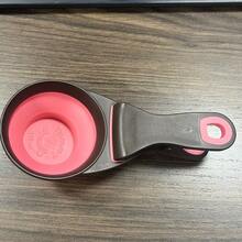 Silicone Dog Food Scoop Multifunctional With Clip Rabbit And Cat Food Spoon Long Handle Foldable Pet Food Scoop Dog Supplies Measuring Spoon Cat Friendly - Small - 118ML - View 8