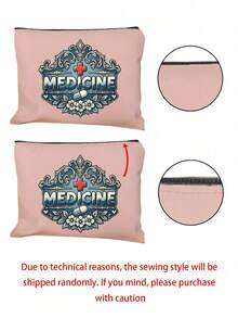 Medicine Bag Is Printed With The Word "Medicine Bag" - Compact Pill Storage Bag And First Aid Kit, Portable Medicine Storage Solution, Suitable For Travel And Outdoor Activities - Multicolor - View 10