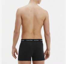 CALVIN KLEIN MENS TRUNK  Fabric    Breathable    Mid Rise    Boxer Trunk - Black - View 3