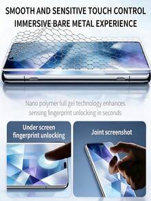 5Pcs HD Clear Hydrogel Screen Protector, Self Healing Flexible Soft Film Non Glass, Full Coverage Scratch Resistant Shatter Resistant Bubble Free Protective Film, Compatible With Motorola Moto Edge 70 60 50 40 Pro G85 G86 Series 10 11 9 8 7 6 Pro Series - Clear - View 8