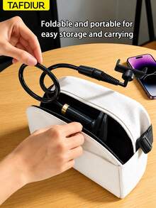TAFDIUR 1pc ABS Material + Aluminum Alloy Max 75cm Flexible Adjustable Clip-On Slouchy Phone Holder, Suitable For Living Room/Office/Bedroom And Other Scenes, Aluminum Alloy Easier To Bend And Adjust, Clip-On Installation Convenient And Fast, Multi-Point Rotation Adjustment, Stable And Not Easily Shaking - Multicolor - View 5