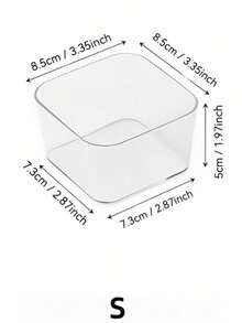 1/2/7pcs Drawer Divider Storage Box Set, Transparent, Multi-Layered Drawer-Style Desktop Cosmetic Organizer, Perfect For Organizing Jewelry And Small Items, An Ideal Home Decoration For Autumn, Thanksgiving, Christmas, And New Year Celebrations. - Clear - View 15