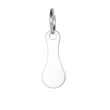 5/10pcs Stainless Steel Shopping Cart Keychain Set, Custom Supermarket Anti-Loss Tags, Personalized Shopping Cart Tokens With Key Rings, Shopping Cart Logo Pattern, Classic Fashion Easy Style, Unisex, Daily Wear, Grocery Shopping Accessories - Thickened Upgraded Version - View 10