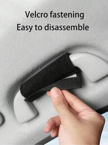 2/4PCS Sarung Pegangan Atap Mobil, Sarung Pegangan Interior Anti Selip Universal, Penutup Pelindung Lembut untuk Pegangan Langit-langit Mobil, Aksesoris Interior Mobil - Beraneka warna - View 4