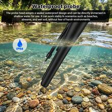 Portable High-Quality Handheld Metal Detector GP-Pointer Waterproof Pinpointer, 360° Detection, Sound And Vibration Alert, Treasure Hunting Tool, Perfect Gift For Dad, Includes Wrist Strap And LED Light (Battery Not Included) - Multicolor - View 4