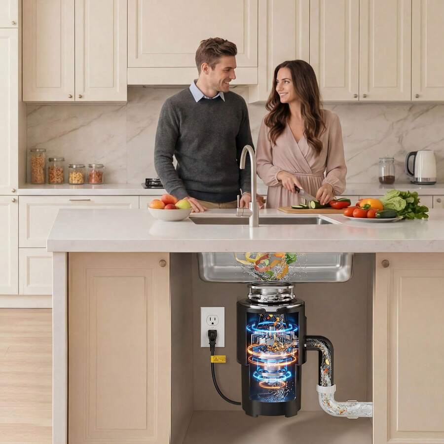 Garbage Disposals & Parts - Negro 3/4HP - View 1