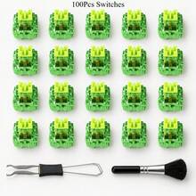Penggantian Tombol Switch Keyboard 36 72 100 Pcs 5 Pin Hot Swap Switch untuk MX Outemu RGB Redragon Ideal untuk Kantor dan Gaming Gratis 2 in 1 Alat Pencabut dan Sikat Pembersih - View 12