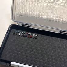 1/2pcs Compact Earring Storage Box, Small Jewelry Storage Box With Foam Slots, Portable Earring Display Stand, Gift For Women - Multicolor - View 6
