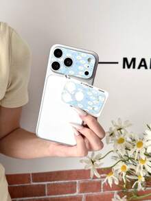 LissKas 1片 9H 硬度相機鏡頭保護膜 全覆蓋 防爆 耐刮 相容 iPhone 18 Pro Max/18 Pro/17 Pro Max/18 Pro 磨砂防指紋 無氣泡 手機相機保護膜 相容大孔手機殼 印花花卉圖案鏡頭膜 - 碎花004 - 查看 3
