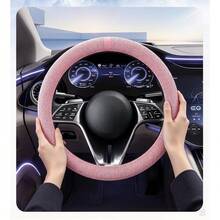 Car Steering Wheel Cover Without Inner Ring - Suitable For Most Cars, Trucks And SUVs, All Season - Black - View 5