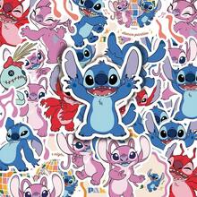 Stitch Cute Cartoon Decorative Stickers, Multi-Pattern Combination Set, Free Collage Creation, Decorate Water Bottles, Luggage, Computers, Children's Holiday Gift, Home Craft Fun Material - Multicolor - View 7