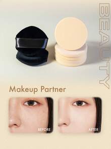 10pcs/20pcs Spons Makeup Serbaguna, Multi-Warna Bebas Lateks Dapat Digunakan Kembali Dapat Dicuci Lembut Aplikator Makeup Sempurna untuk Bedak, Cairan, Desain Makeup, Perlengkapan Perjalanan - MultiWarna - View 4