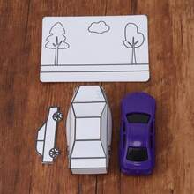 1pc Car Magic Prop, Drawing To Mini Car Magic Trick, Close-Up Magic Performance Toy, Creative Party Magic Accessory, Novel Birthday Gift, Christmas Gift - Multicolor - View 6