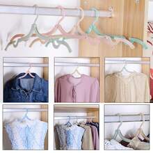16Pcs Travel Portable Foldable Clothes Coat Plastic Hangers Folding Slotted Tool Hook - View 6