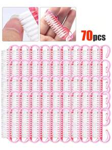 Bộ 10-100 cái bàn chải làm sạch bụi móng nhỏ có tay cầm, dùng làm sạch móng và bột móng, phù hợp cho móng tay, móng chân, bàn tay và bàn chân, màu ngẫu nhiên, lông mềm, nhựa, kèm dụng cụ dũa cho làm móng tay và móng chân - Đỏ - Xem 14