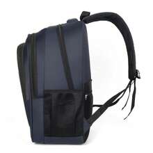New Minimalist And Versatile Large Capacity Lightweight And Fashionable Multi Compartment Solid Color Lightweight Multi-Color Men's Backpack - Multicolor - View 4