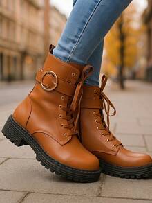 Women Ankle Boots & Booties - Brown - View 2