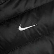 Nike Jaket Bulu Angsa Kasual Wanita dengan Tudung - Hitam - View 11