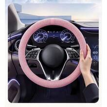 Car Steering Wheel Cover Without Inner Ring - Suitable For Most Cars, Trucks And SUVs, All Season - Black - View 6