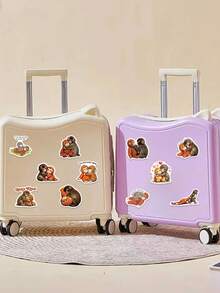 50pcs Punch Monkey Stickers, Funny Monkey Vinyl Stickers, Suitable For Water Bottles, Laptops, Phone Cases, Skateboards, Luggage, Notebooks, Phones - Multicolor - View 9