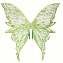 1 Piece Of Adult Fairy Wings, Organza Butterfly Wings - Suitable For Cosplay And Parties, Available In 8 Colors, Halloween - Multicolor - View 13