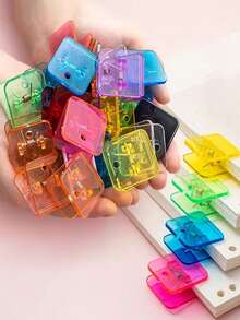 10pcs Quilting Clips And Sewing Fabric Clips, Multipurpose Plastic Clips For Sewing Crafts, Paper, Files, Food Bags (Mixed Colors) - Assorted Colors - View 3
