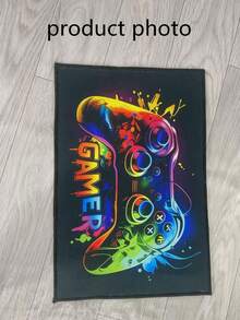 1 pièce Tapis à poignée colorée, Tapis de salon, Tapis de zone, Grand tapis, Tapis de sol, Grand tapis de salon, Paillasson - Multicolore - Voir 4