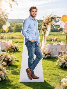 Custom Life-Size Cardboard Standee Personalized High-Resolution Standee Upload Your Photo - Wedding, Graduation, Birthday, Halloween Party - Multicolor - View 8