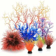 Aquarium Plants, 7 Pack Artificial Coral Ornament For Fish Tank Decorations - A - View 8