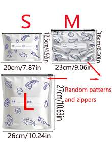 30/10/2pcs Opaque Sealed Food Storage Bags, Extend Food Shelf Life, Sealed Food Packaging Bags, Freezer Storage Bags, Refrigerator Storage And Organization, Kitchen Essential Tools, Home Decor, Gifts - View 11