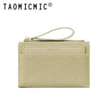 Women's Wristlet Wallet, Multi-Card Slot Bifold Wallet With Zipper Pocket, Portable Clutch Bag, With Wrist Strap, Can Hold Cash, Cards And ID - Multicolor - View 11