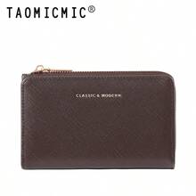 Long Wallet Wristlet Bag For Women, PU Leather, Fashionable Versatile Cross-Hatch Texture, Full Zipper, Multiple Card Slots, Photo Slot, Cash Compartment - Multicolor - View 15