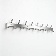 316 Stainless Steel Metal Wall-Mounted Coat Rack - Multi-Functional Bath Towel, Coat And Bag Hooks And Bathroom Towel Rack, Sturdy High-Weight Bearing Hooks, Suitable For Entryway, Bathroom, Kitchen And Other Practical Storage Racks, Applicable To Entryway, Bedroom, Bathroom, Kitchen, Used For Hanging Towels, Coats, Hats And Bags Storage And Organization Rack - Multicolor - View 7
