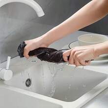4-8 Square Kitchen Cleaning Cloths - Soft, Super Absorbent And Lint Free - High Performance -1200 Washes, Super Absorbent Ultra-Fine Fiber Cloth Woven For Grid And Solid Color Cleaning - Car Wash Cloth - A-30cm*30cm - View 4