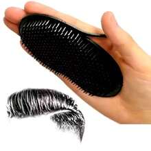 Men'S Large Back Hair Combs, Multi-Purpose Shampoo Brushes, Men'S Oval Brushes, Portable Beard Brushes, Random Landscape Art Collectible Card Gift Included - Multicolor - View 1