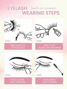 MAANGE 20 Pairs False Eyelashes Set, Mixed Styles, Create Multiple Makeup Effects, Cat Eye Lashes, Enlarge Eyes, Cartoon Spiky Lashes, Natural Thin, Voluminous Lashes, Curled, Individually Packaged, Portable, Suitable For Daily Wear, Makeup Beginners, Great Gift, Fake Eyelashes, Eyelashes - Cat Eye Lashes - View 12