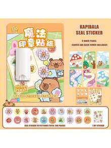 1 buah Stiker Stempel Ajaib, Stiker Hadiah Kartun, Cocok untuk Scrapbooking DIY, Digunakan untuk Memuji dan Memberi Hadiah kepada Siswa, Perlengkapan Sekolah, Musim Kembali ke Sekolah - MultiWarna - View 10