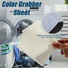 500/200/100pcs Laundry Color Catcher Sheets, Anti-Dyeing Fabric Dye Trapping Paper, Prevents Clothes Color Transfer & Cross-Staining, Absorbs Loose Dye In Washing Machine, Suitable For Home, Dorm And Travel Laundry Use - Multicolor - View 11