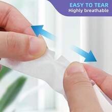 Cofoe Breathable Non-Woven Fabric Tape, Soft Hypoallergenic Hand-Tearable Fixing Tape, Suitable For Gauze, 4m*2cm / 9.1m*1.25cm - ADHESIVE TAPE - View 3